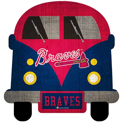 fan creations Atlanta Braves 12" Team Bus Sign