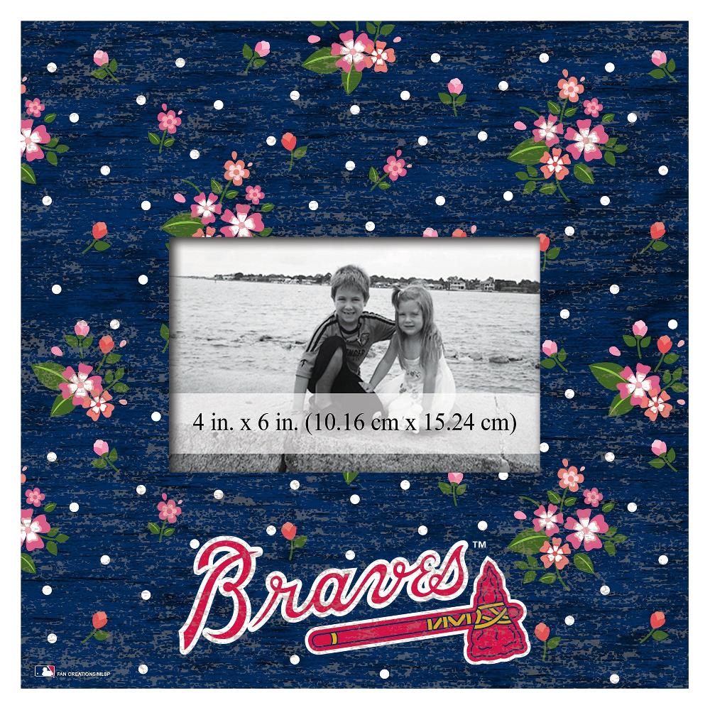 fan creations Atlanta Braves Floral 10x10 Frame