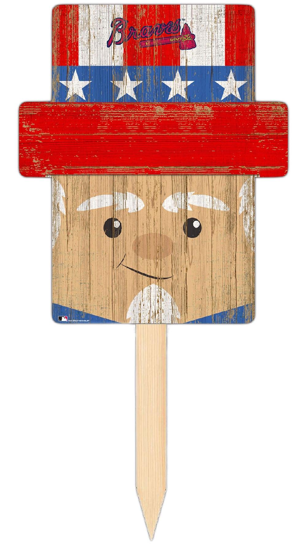 fan creations Atlanta Braves Uncle Sam Head Yard