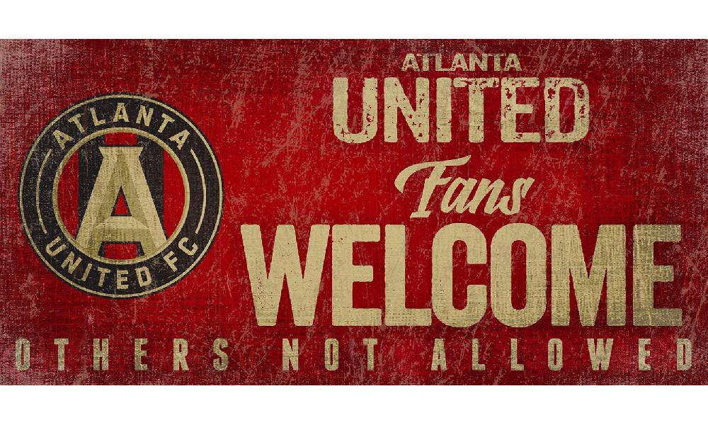 fan creations Atlanta United Fans Welcome Sign