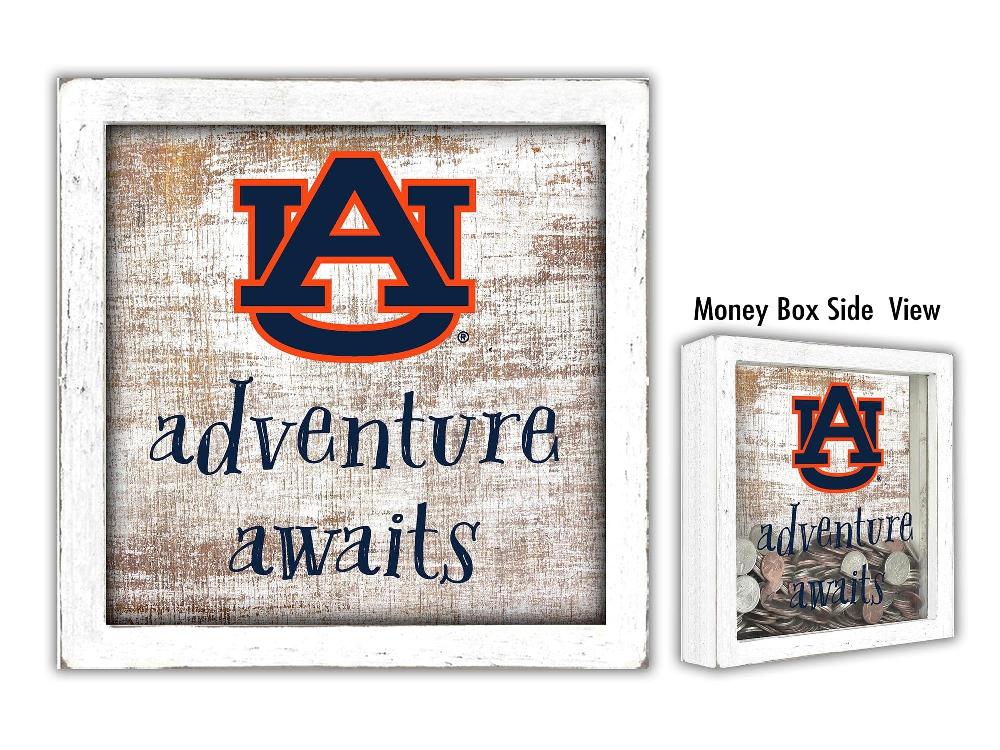 fan creations Auburn Adventure Awaits Money Box