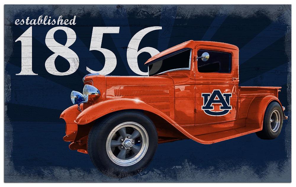 fan creations Auburn Established Truck 11x19