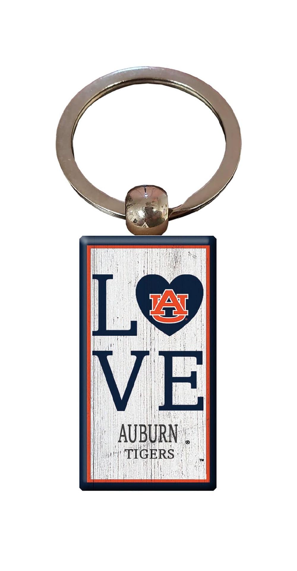 fan creations Auburn Love Keychain