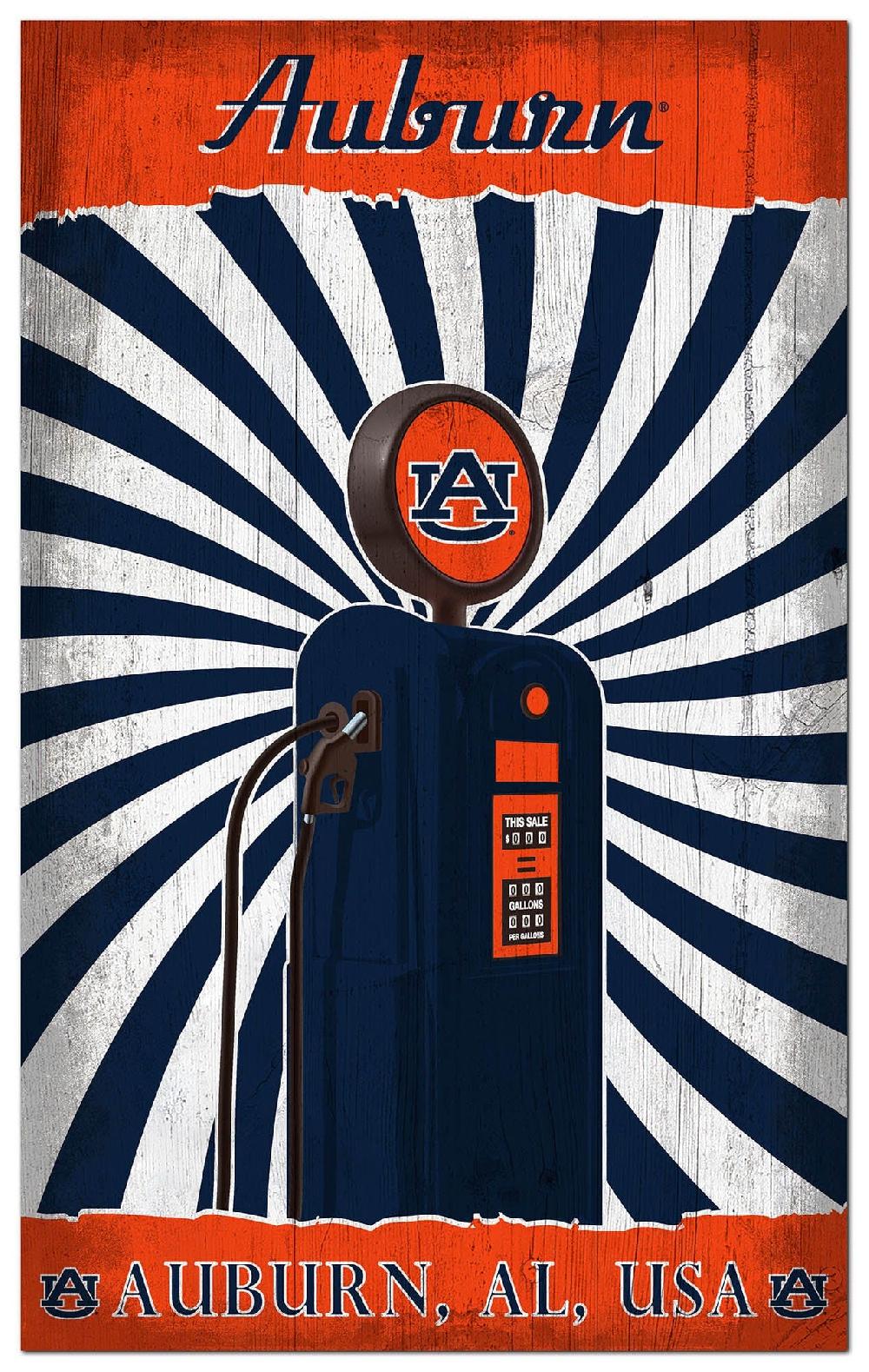fan creations Auburn Retro Pump Location 11x19