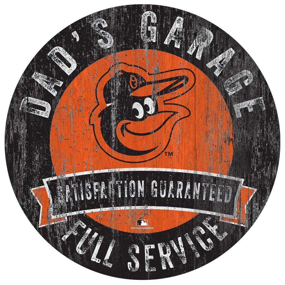 fan creations Baltimore Orioles Dad's Garage Sign