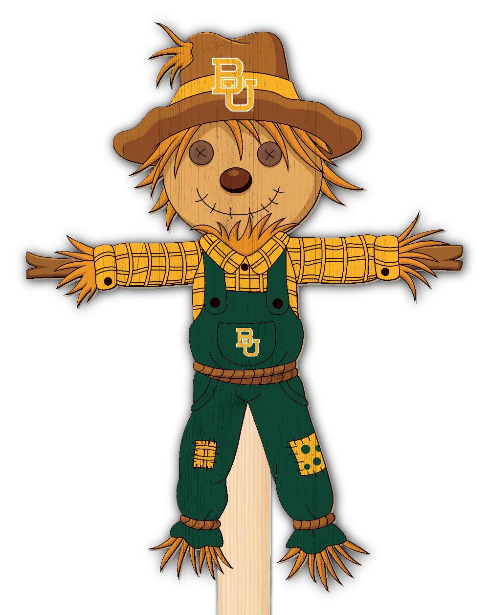 fan creations Baylor Scarecrow Yard Stake