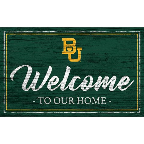 fan creations Baylor Team Color Welcome 11x19 Sign