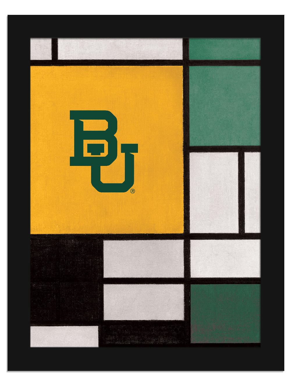 Fan Creations Baylor Team Composition 12x16