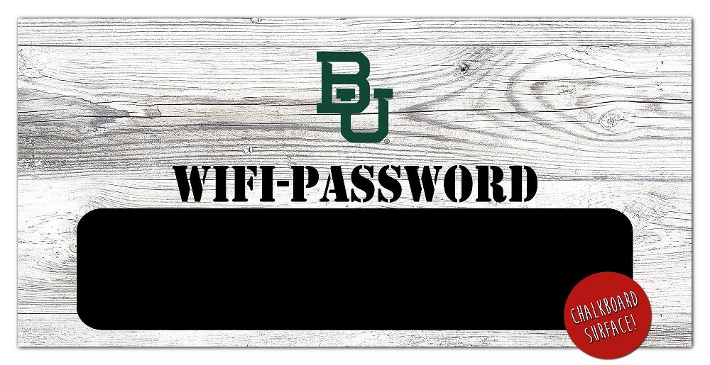 fan creations Baylor Wifi Password 6x12 Sign