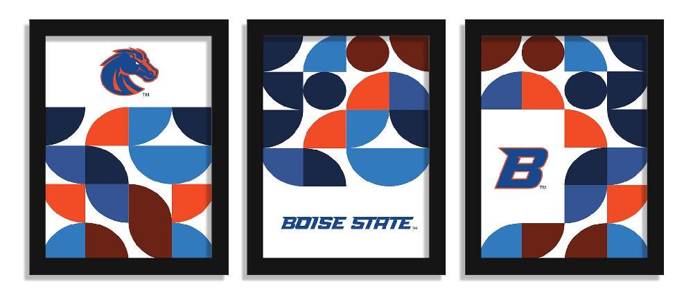 fan creations Boise State Color Pop 12x16 (set of 3)