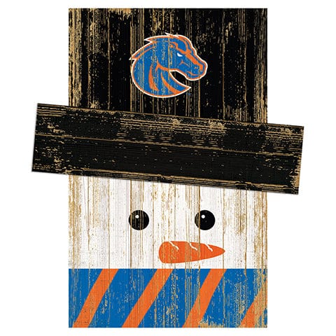fan creations Boise State Snowman Head