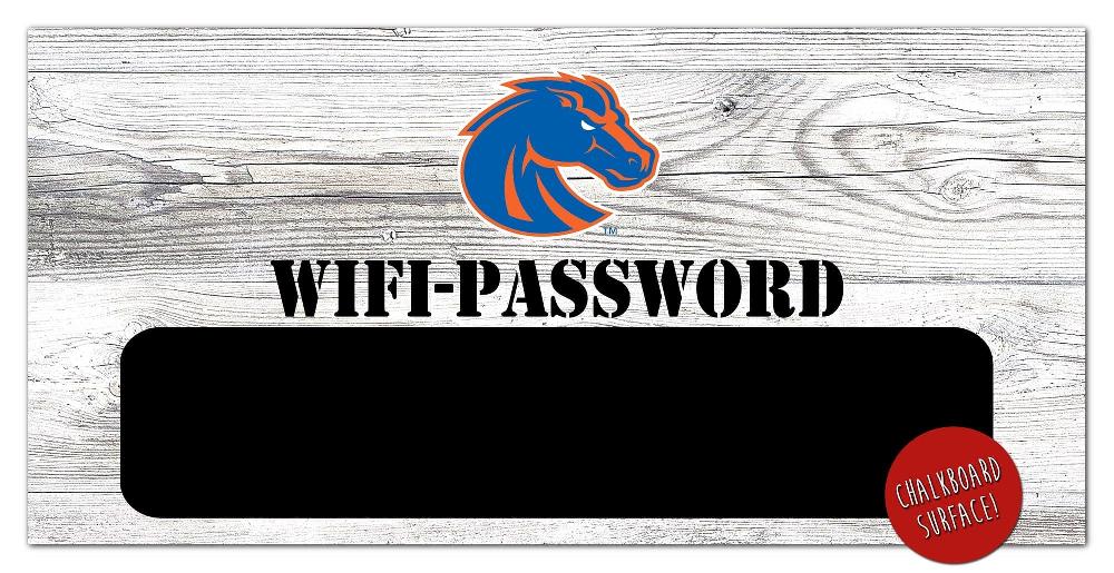 fan creations Boise State Wifi Password 6x12 Sign