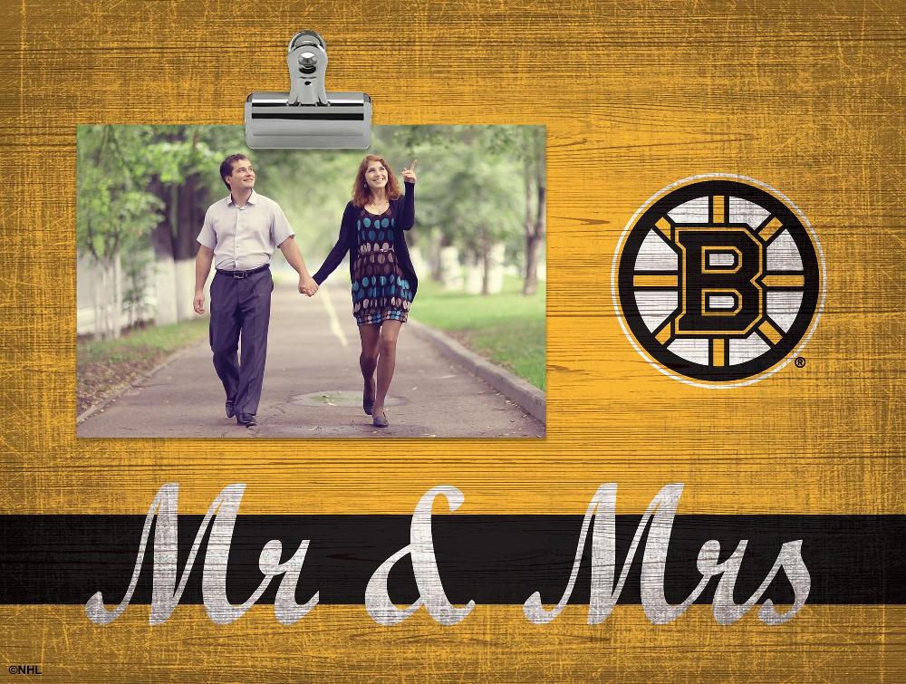 fan creations Boston Bruins Mr & Mrs Clip Frame