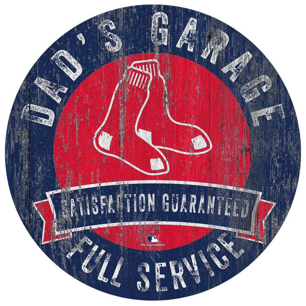 fan creations Boston Red Sox Dad's Garage Sign