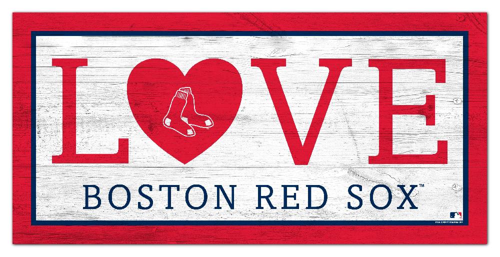 fan creations Boston Red Sox Love 6x12 Sign