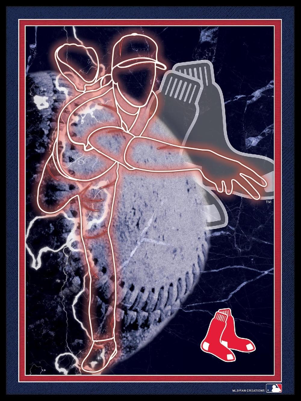 fan creations Boston Red Sox Neon Player 12x16
