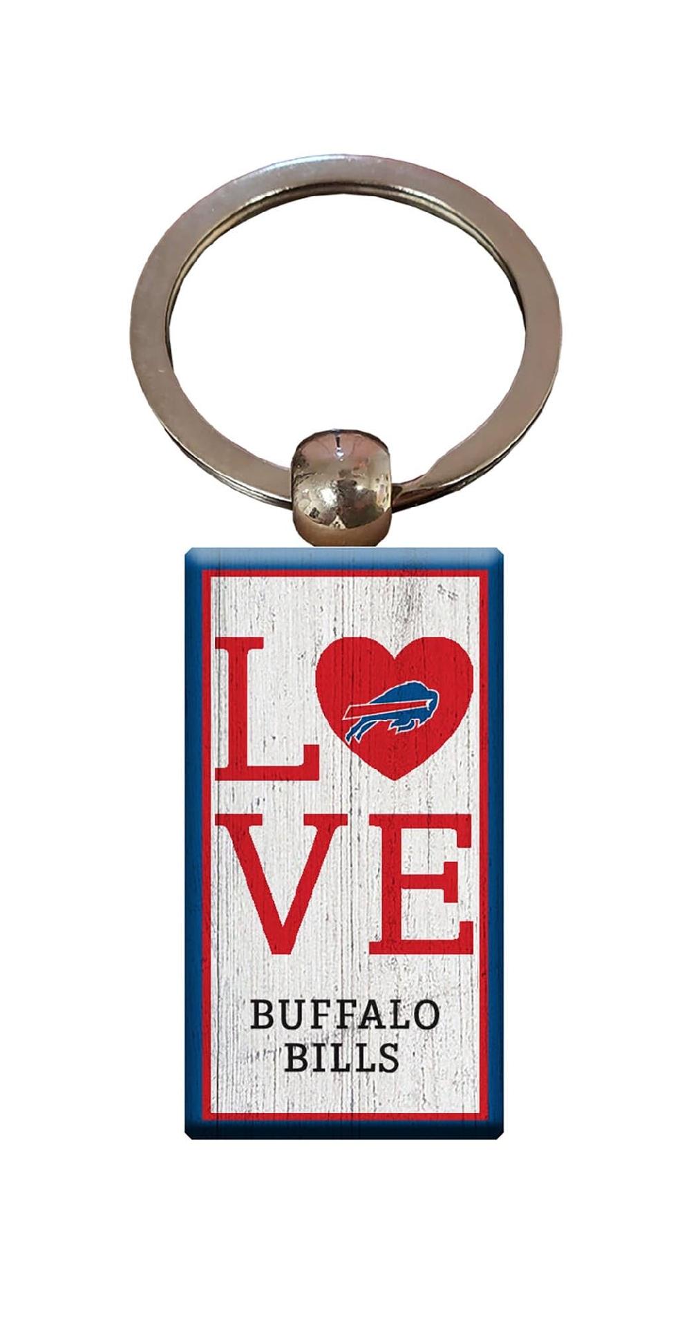 fan creations Buffalo Bills Love Keychain