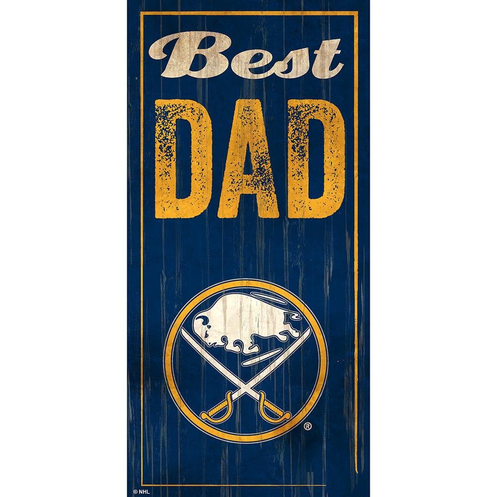 fan creations Buffalo Sabres Best Dad 6x12 Sign