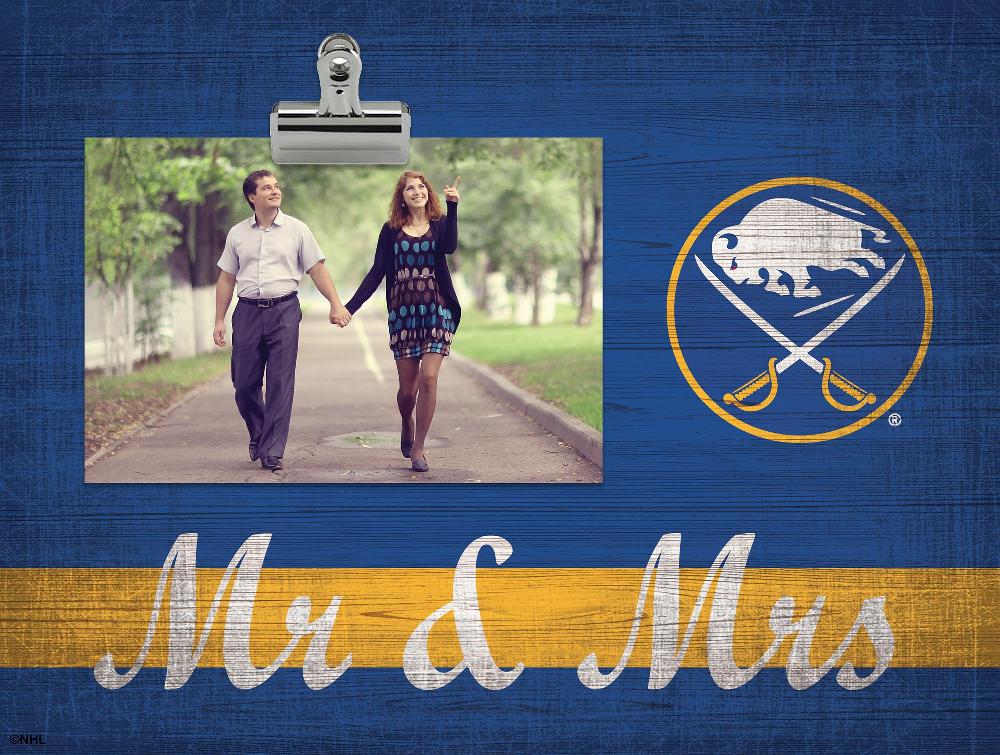 fan creations Buffalo Sabres Mr & Mrs Clip Frame
