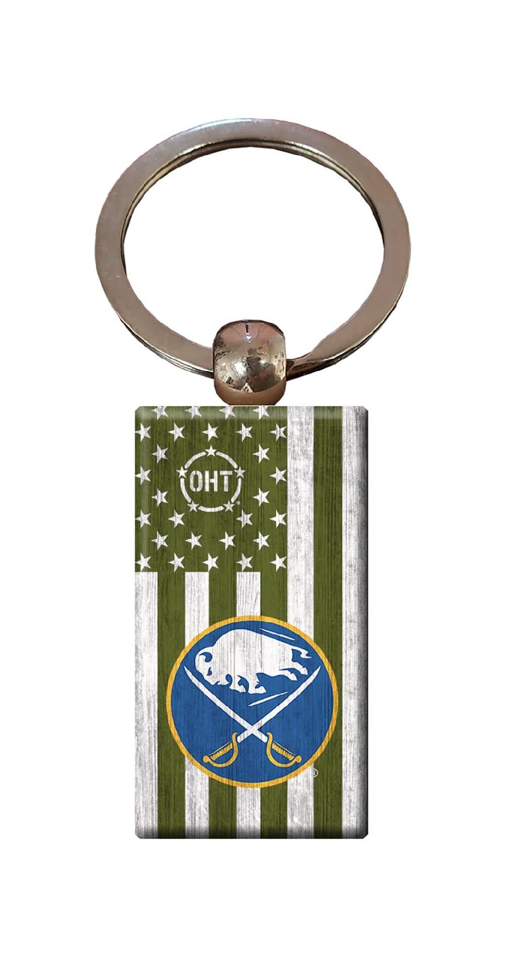 fan creations Buffalo Sabres OHT Flag Keychain