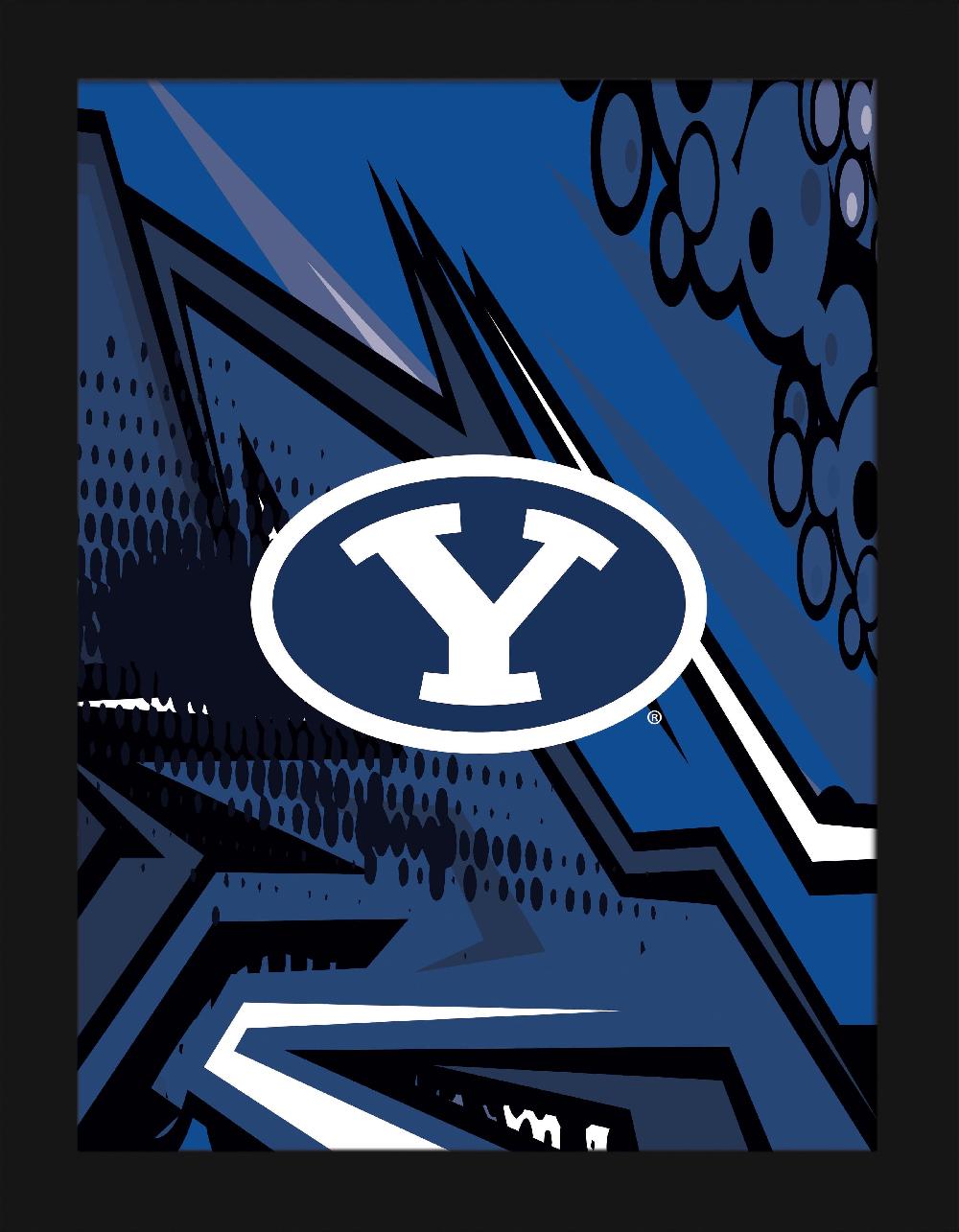 fan creations BYU Team Comic 12x16