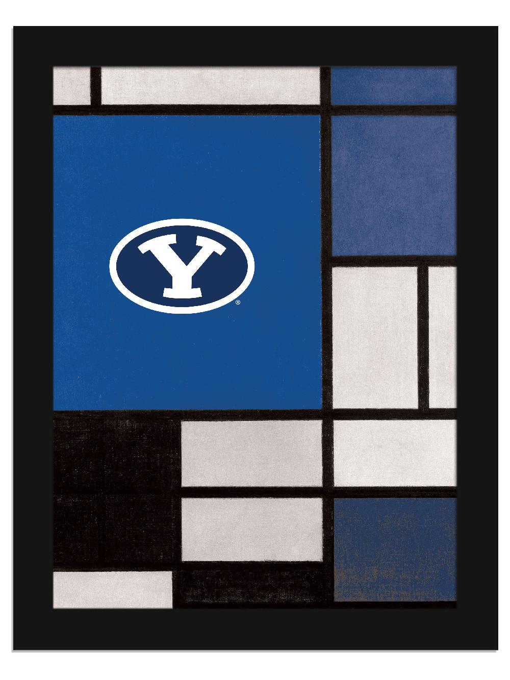 fan creations BYU Team Composition 12x16