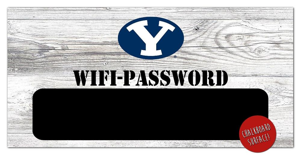 fan creations BYU Wifi Password 6x12 Sign