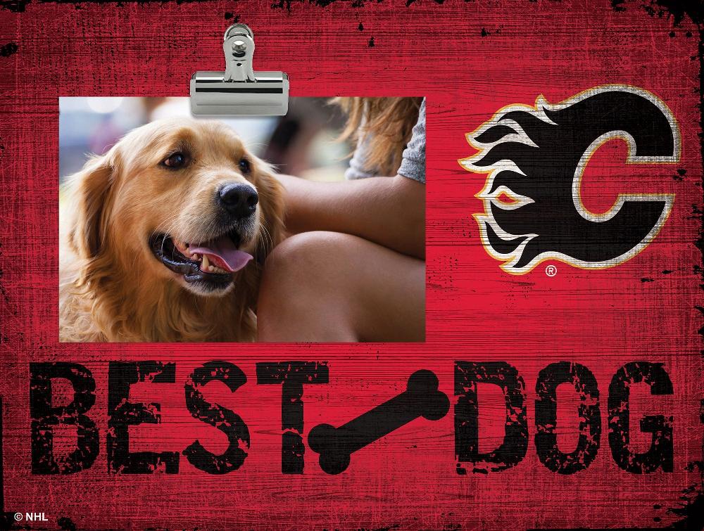 fan creations Calgary Flames Best Dog Clip Frame