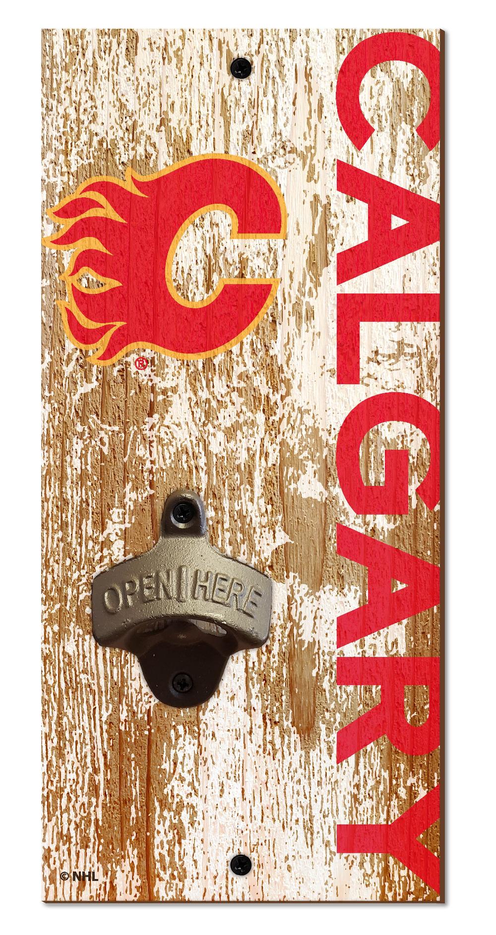 fan creations Calgary Flames Bottle Opener