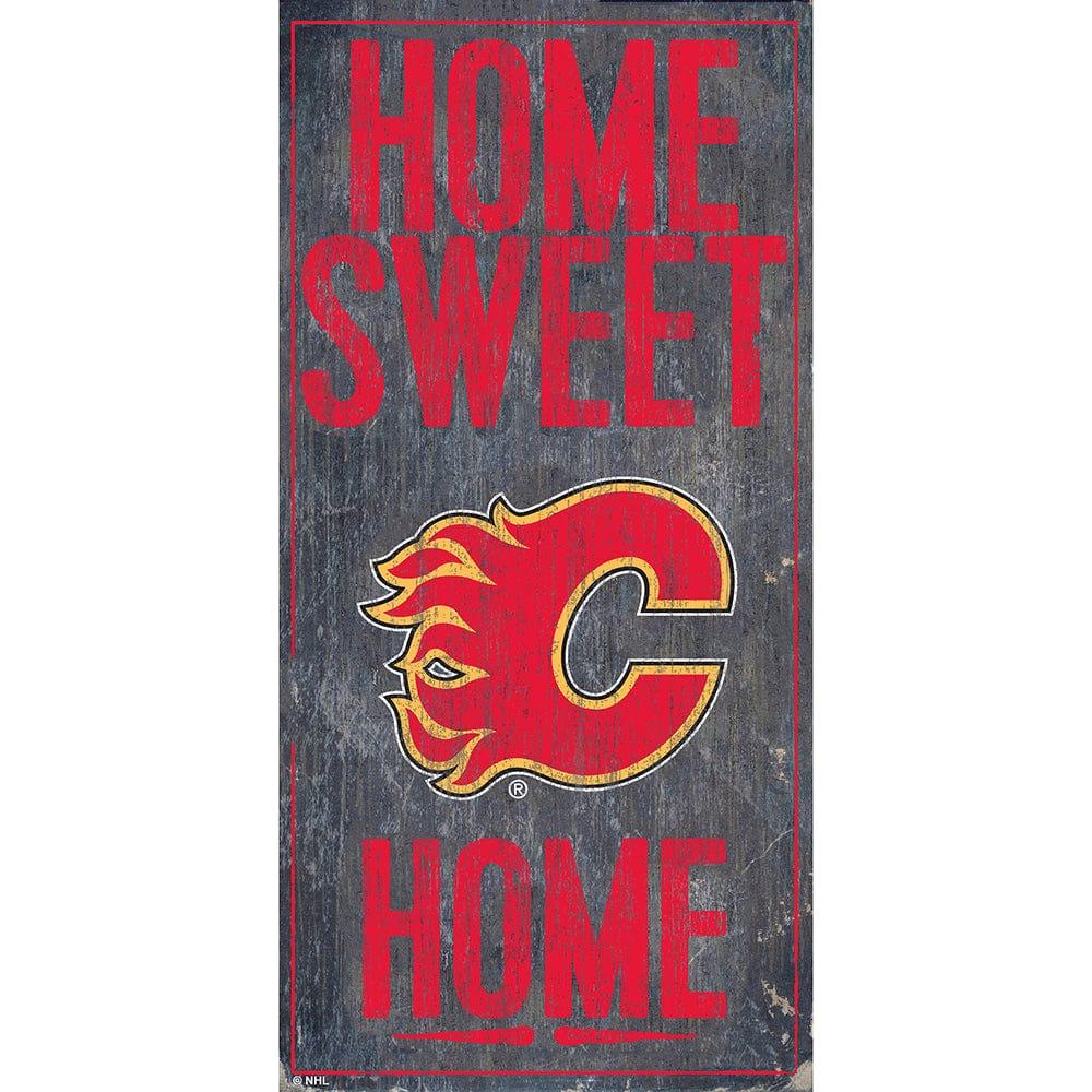 fan creations Calgary Flames Home Sweet Home 6x12