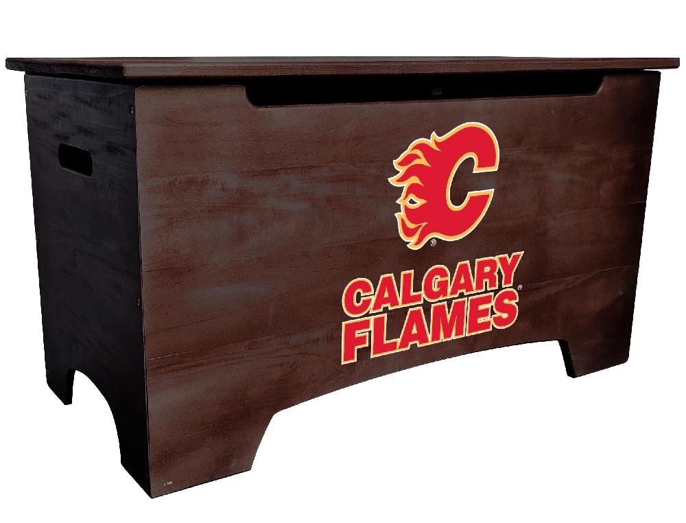 fan creations Calgary Flames Logo Storage Box