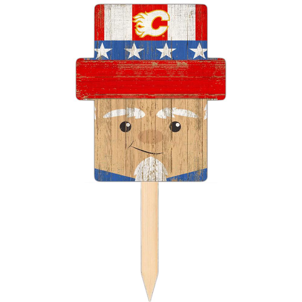 fan creations Calgary Flames Uncle Sam Head Yard