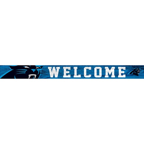 fan creations Carolina Panthers 16in. Welcome Strip