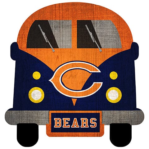 fan creations Chicago Bears 12" Team Bus Sign