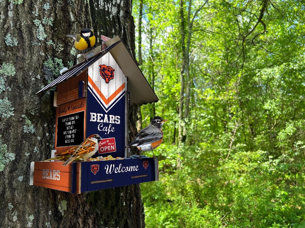fan creations Chicago Bears Bird Feeder