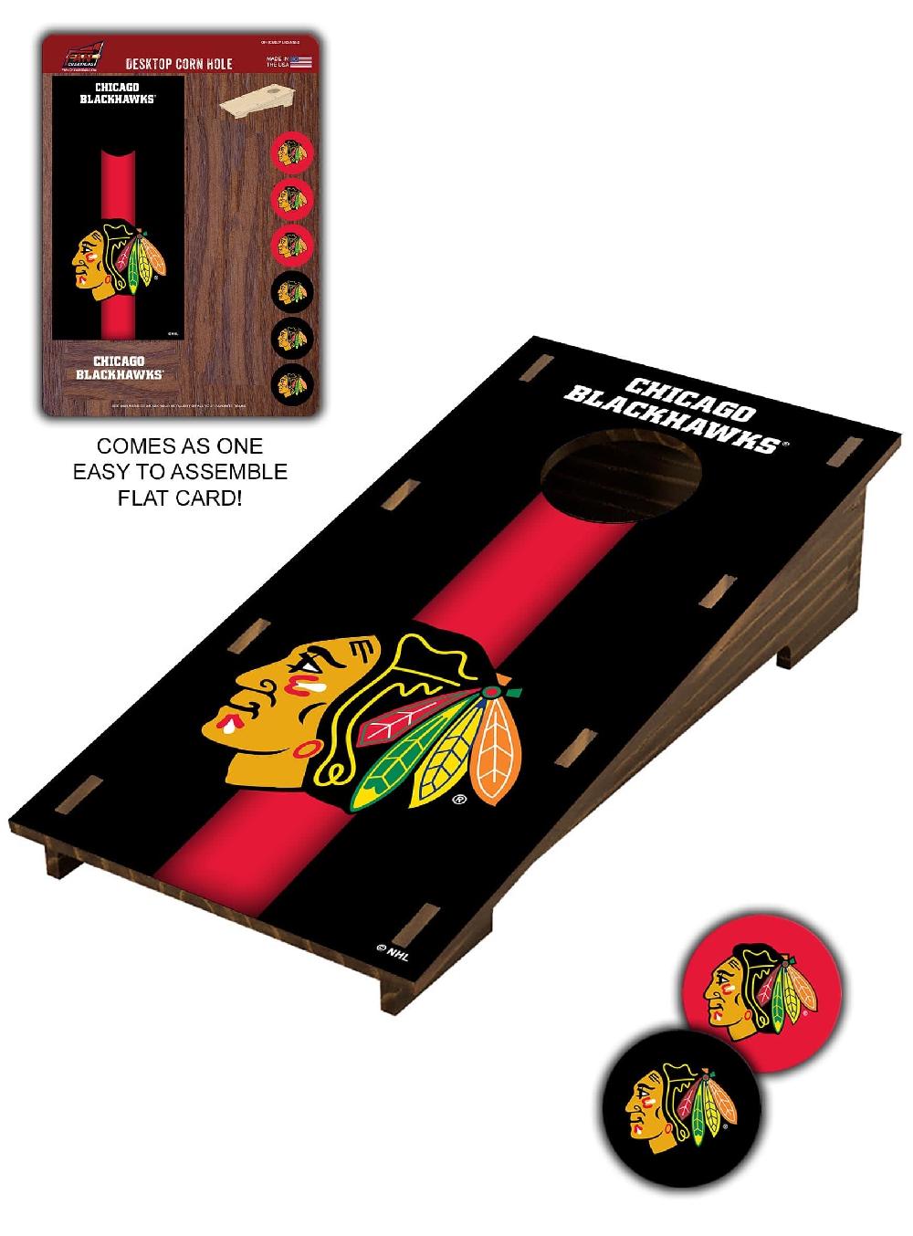 fan creations Chicago Blackhawks Desktop Cornhole