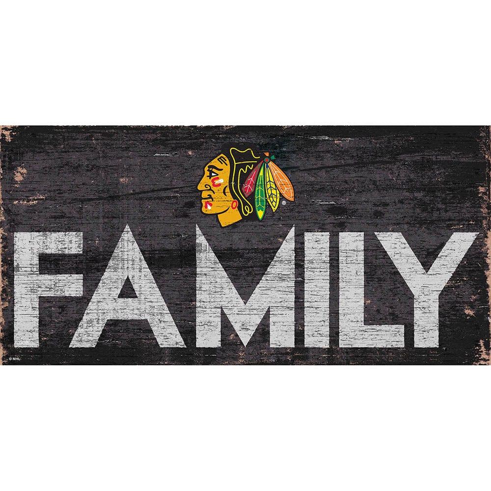 fan creations Chicago Blackhawks Family 6x12