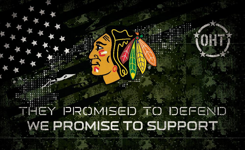 fan creations Chicago Blackhawks OHT Tray