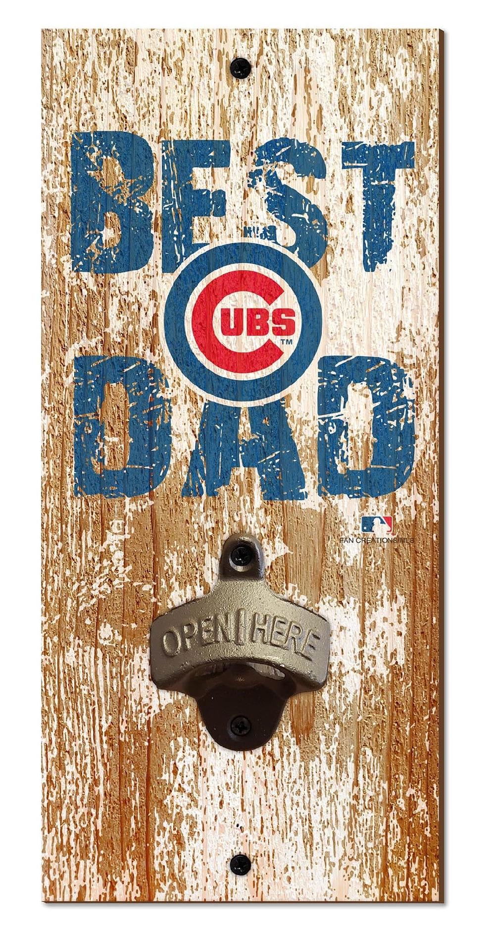 fan creations Chicago Cubs Best Dad Bottle Opener