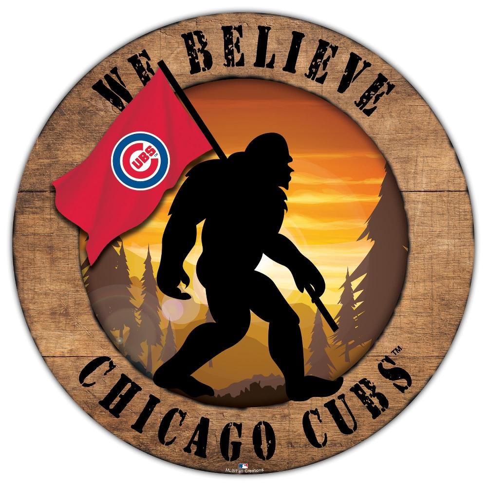 fan creations Chicago Cubs Bigfoot 12in Circle