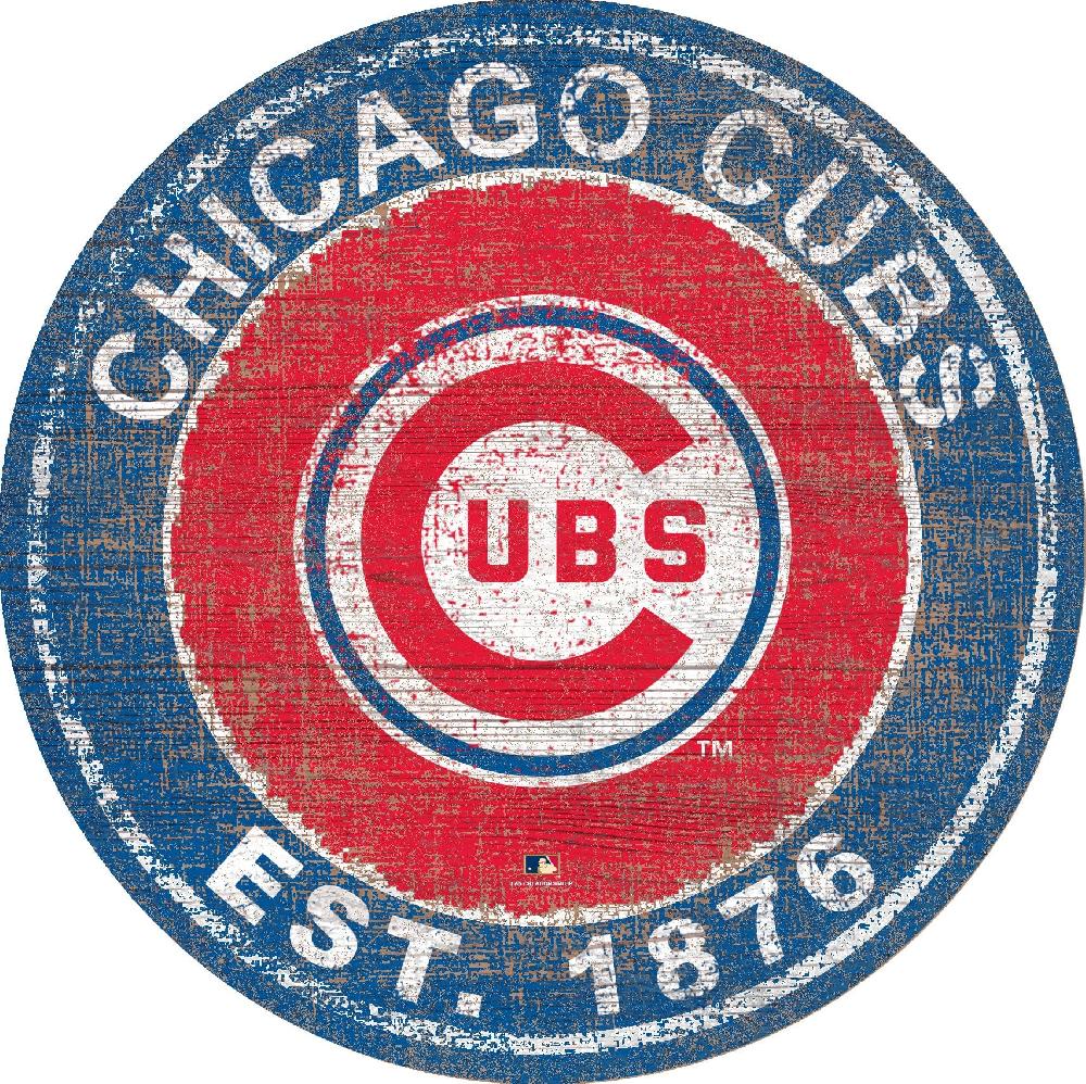 fan creations Chicago Cubs Heritage Logo 24" Circle