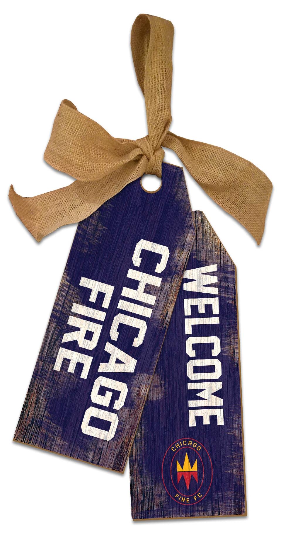 fan creations Chicago Fire 12" Team Tags