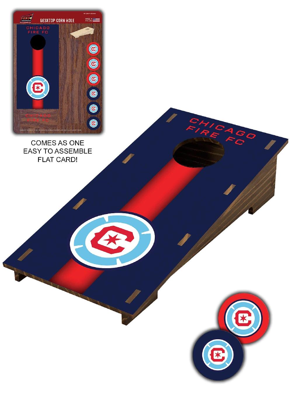 fan creations Chicago Fire Desktop Cornhole
