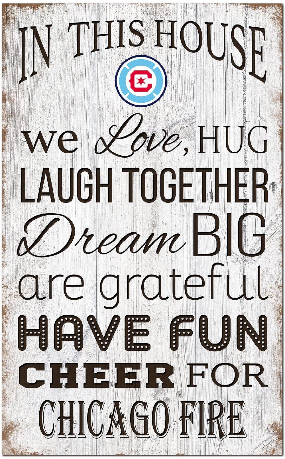 fan creations Chicago Fire In This House 11x19