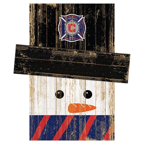 fan creations Chicago Fire Snowman Head