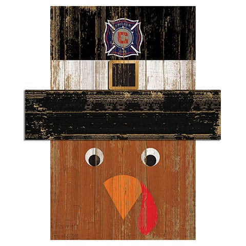fan creations Chicago Fire Turkey Head