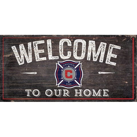 fan creations Chicago Fire Welcome Sign