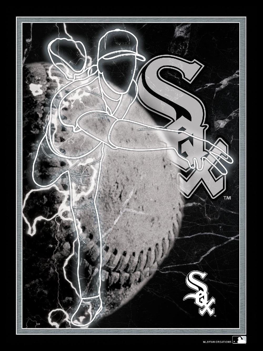 fan creations Chicago White Sox Neon Player 12x16