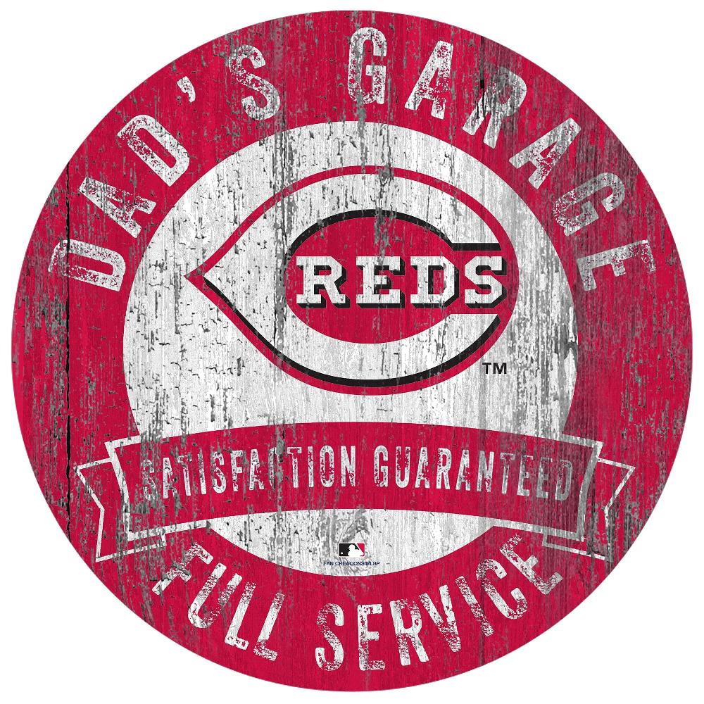 fan creations Cincinnati Reds Dad's Garage Sign