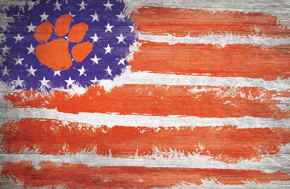 Fan Creations Clemson Flag 17x26